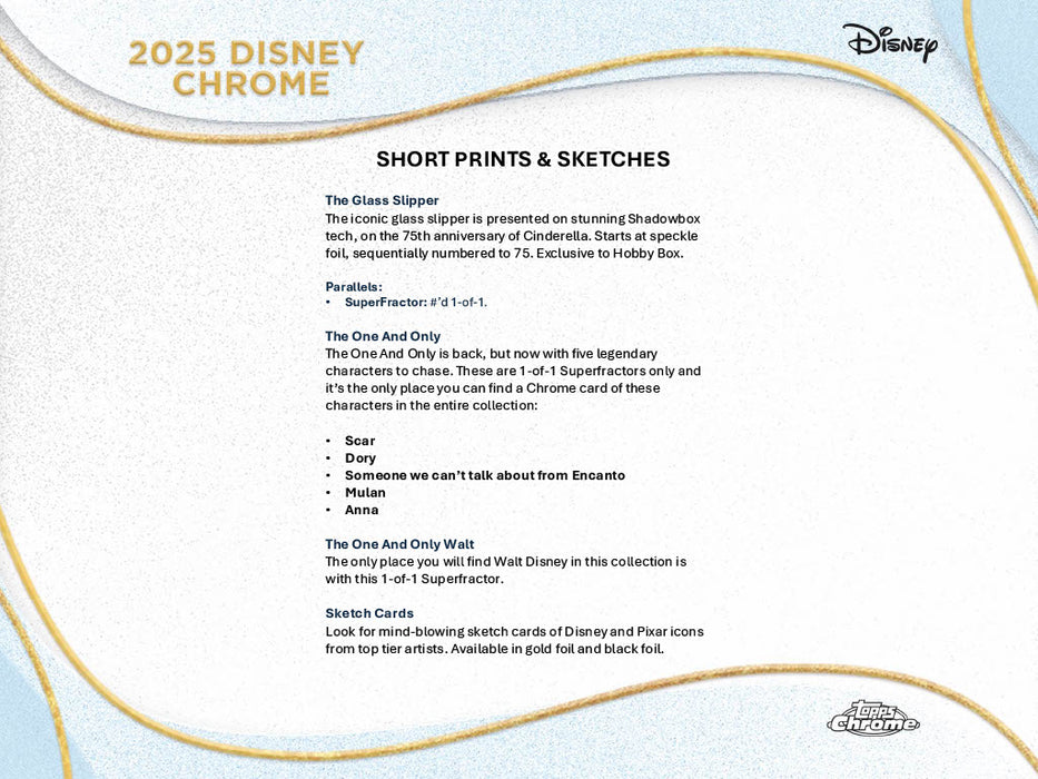 2025 Topps Disney Chrome Hobby Box