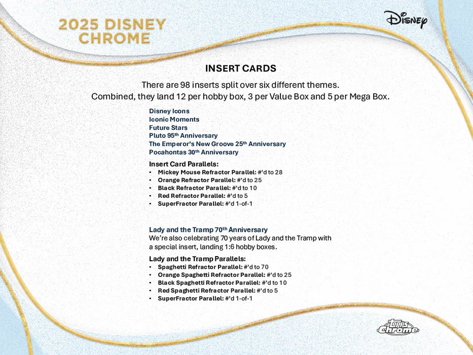 2025 Topps Disney Chrome Hobby Box
