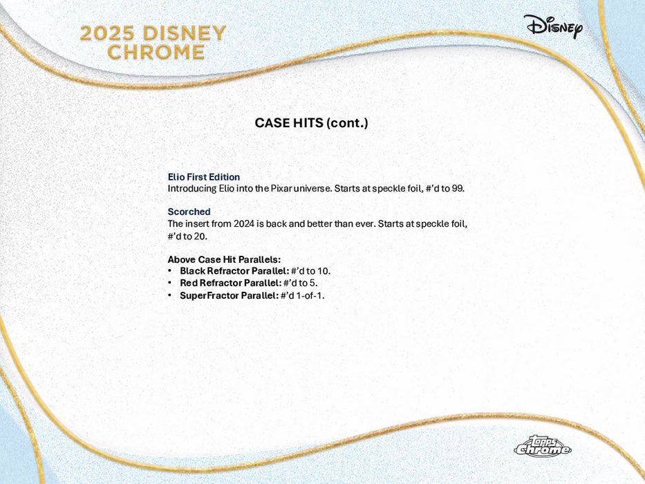 2025 Topps Disney Chrome Hobby Box
