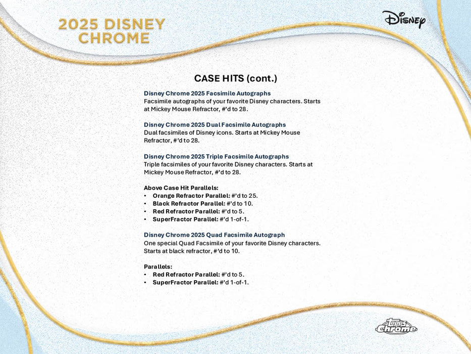 2025 Topps Disney Chrome Hobby Box
