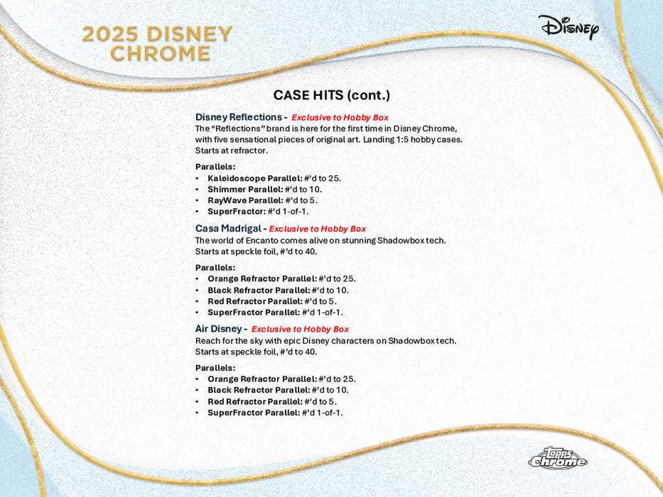 2025 Topps Disney Chrome Hobby Box