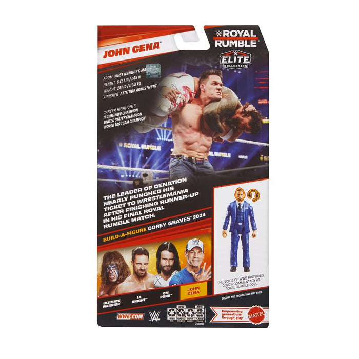 John Cena Royal Rumble 2025 - WWE Elite Royal Rumble Series 2025 (Corey Graves BAF)