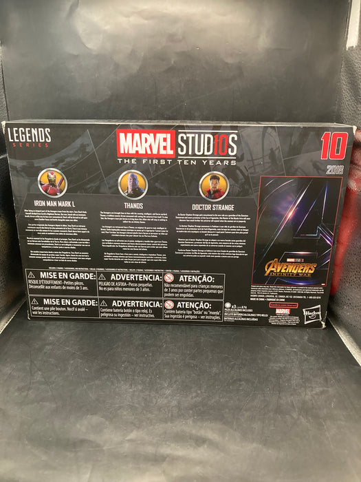 Marvel Studios: The First Ten Years Avengers: Infinity War Iron Man/Thanos/Doctor Strange (3 Pack)