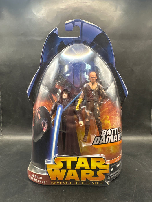 Star Wars Revenge of the Sith Anakin Skywalker Battle Damage Figure