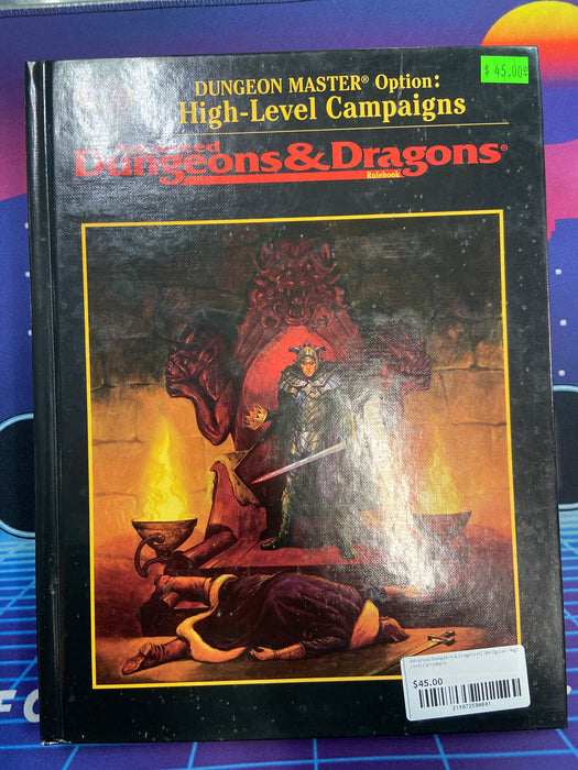 Advanced Dungeons & Dragons HC DM Option: High Level Campaigns
