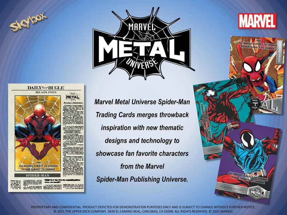 2021 Upper Deck Marvel Metal Universe Spider-Man Trading Cards