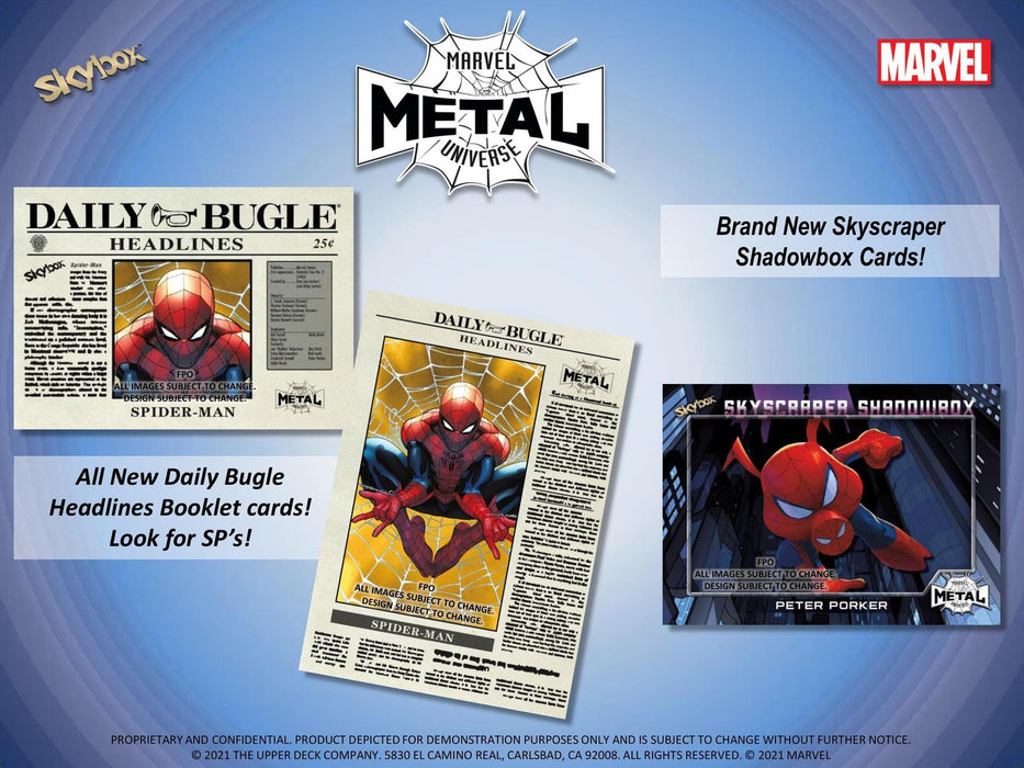 2021 Upper Deck Marvel Metal Universe Spider-Man Trading Cards