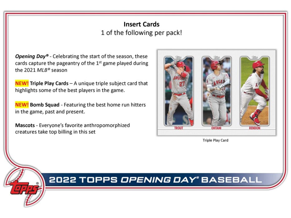 Topps 2022 Opening Day Baseball Pack