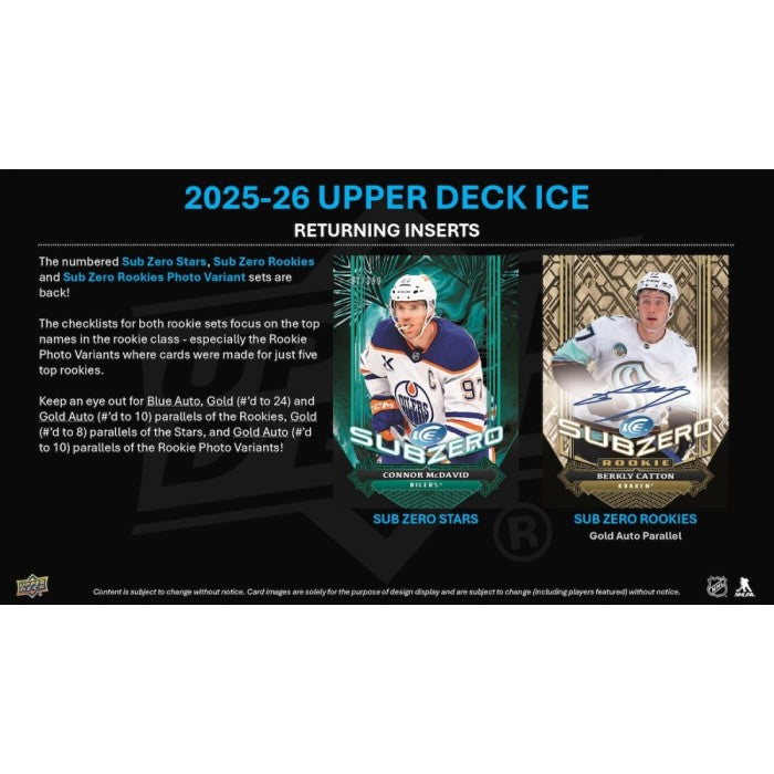 2025/26 Upper Deck Ice Hockey