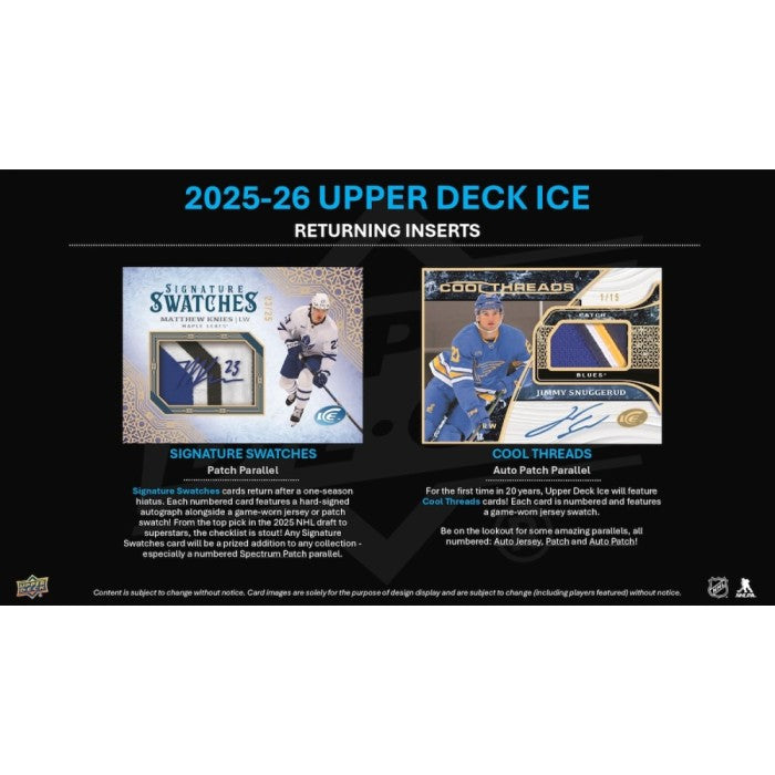 2025/26 Upper Deck Ice Hockey