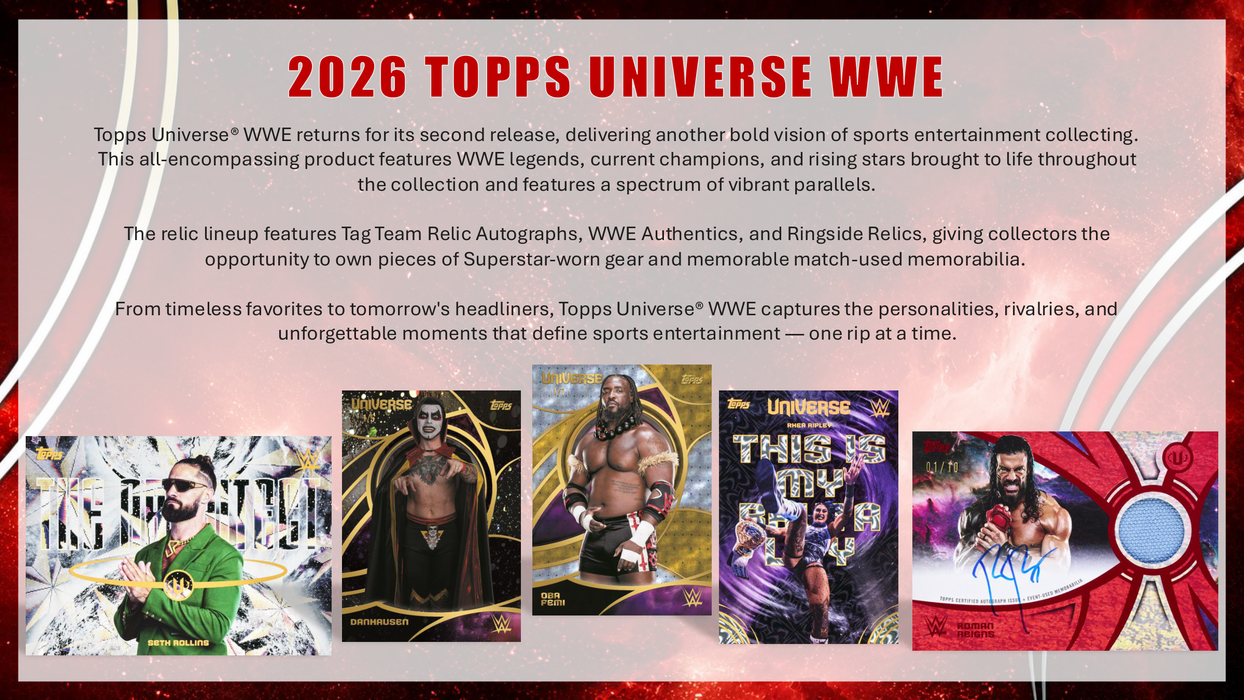 2026 Topps Universe WWE Hobby Pack