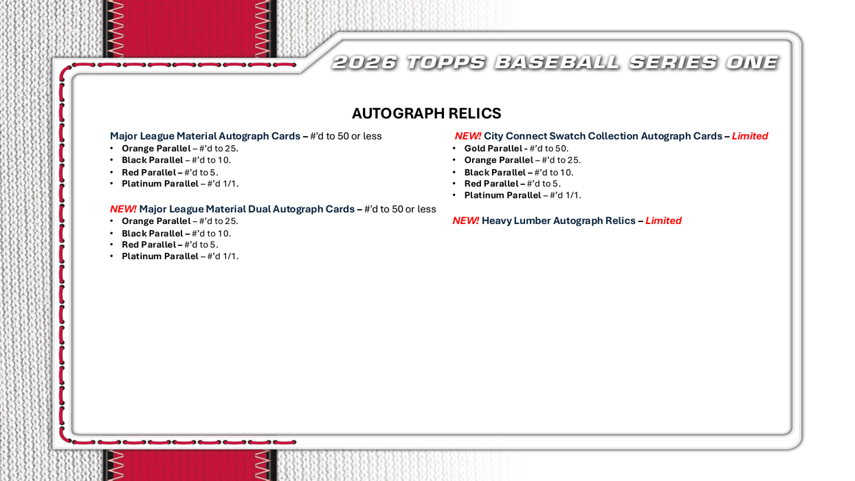 2026 MLB - Series 1 Hanger Box