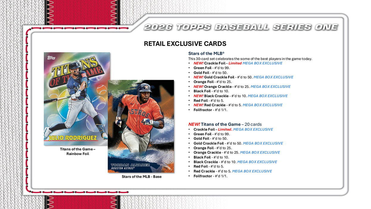 2026 MLB - Series 1 Blaster Box