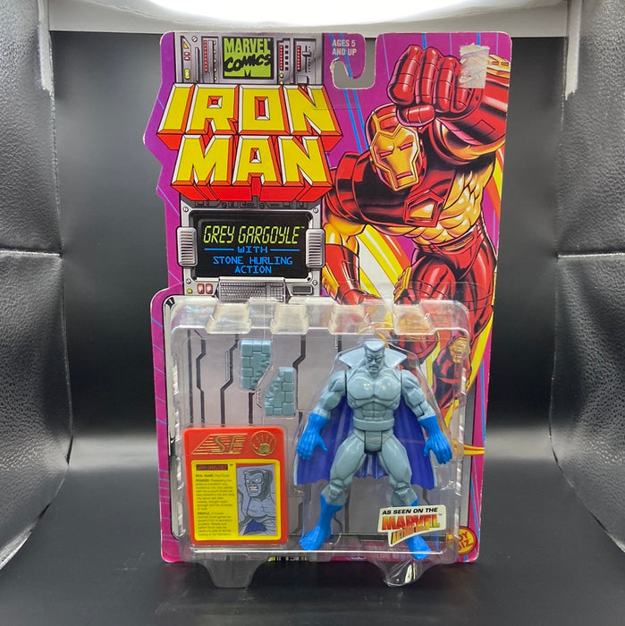ToyBiz 1995 Iron Man Grey Gargoyle with Stone Hurling Action