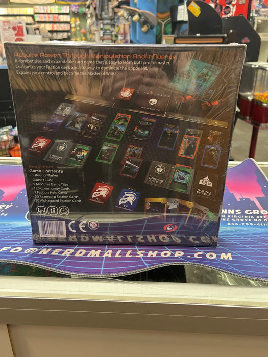 Master of Wills (Sealed) + 9 Expansions: Edgehunter x2, Razor Corp, Dawn Light, Cloud Echo, Alphaguard, Shadow Cell, Edgehunter Deck, Cloud Echo Deck