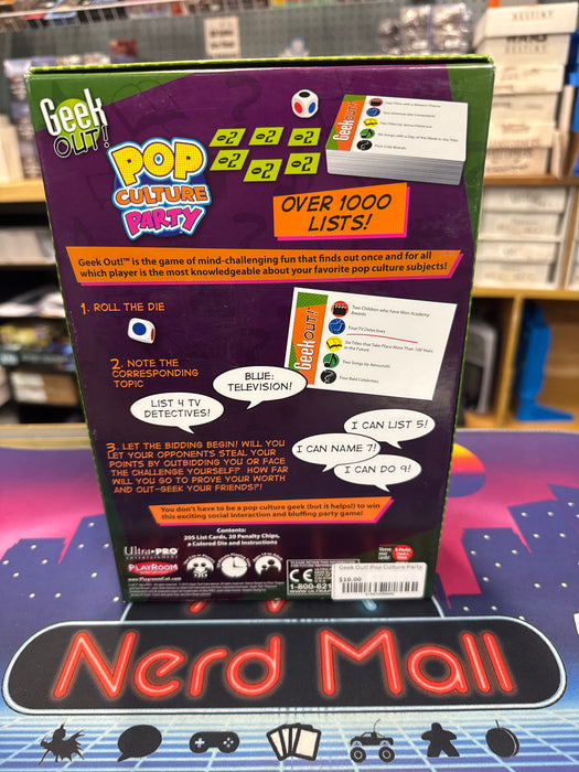 Geek Out! Pop Culture Party