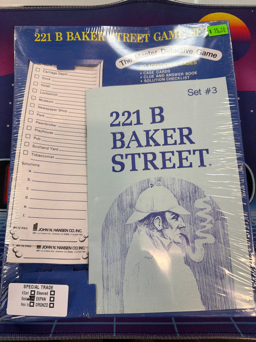 221 B Baker St Game Set #3 (Sealed)