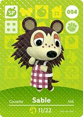 Sable #004 [Animal Crossing Series 1]
