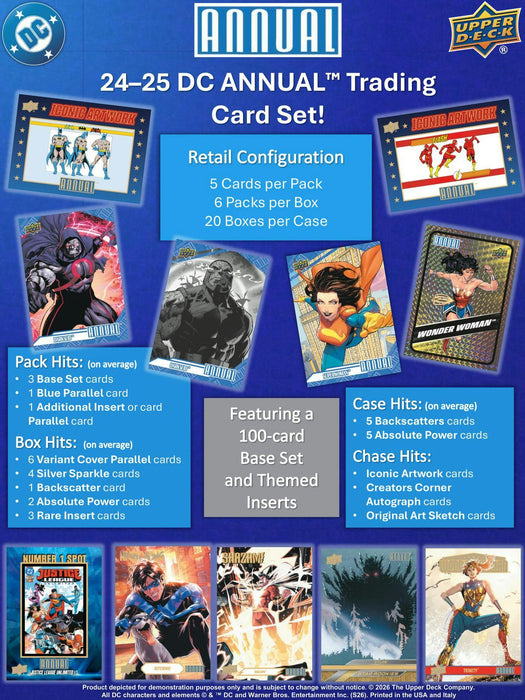 2024/25 Upper Deck DC Annual Blasters