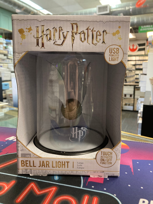 Harry Potter Golden Snitch Bell Jar Light