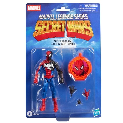 Spider-Man (Alien Costume) - Secret Wars Marvel Legends Wave 2