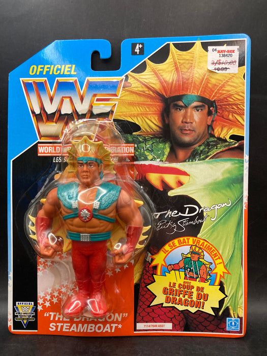 Hasbro WWF Ricky Steamboat BWR Card [Non English]