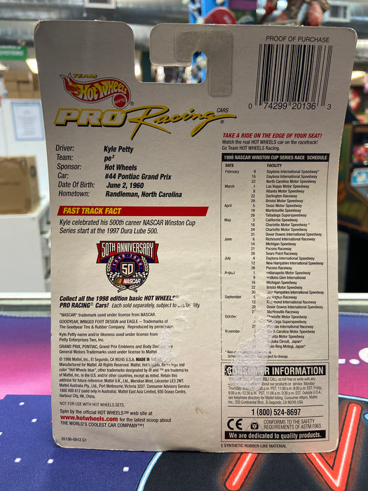 Mattell Hot Wheels Pro Racing Kyle Petty