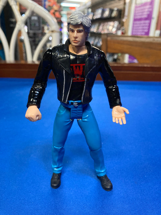 WCW Toy Biz Red & Black Attack Eric Bischoff [Gray Hair]