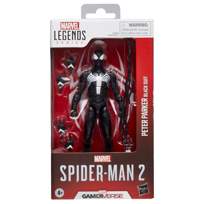 Peter Parker Black Suit - Spider-Man Marvel Legends Series Gamerverse Wave 1
