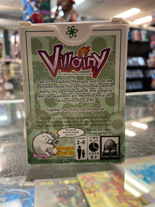 Villainy Dr Oblongata