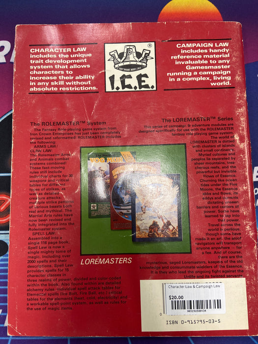 Character Law & Campaign Law