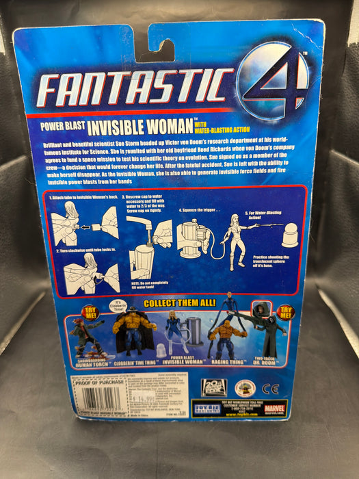 Toybiz 2005 Marvel Fantastic Four Power Blast Invisible Woman