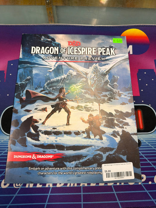D&D 5E Dragon of Icespire Peak Adv Preview