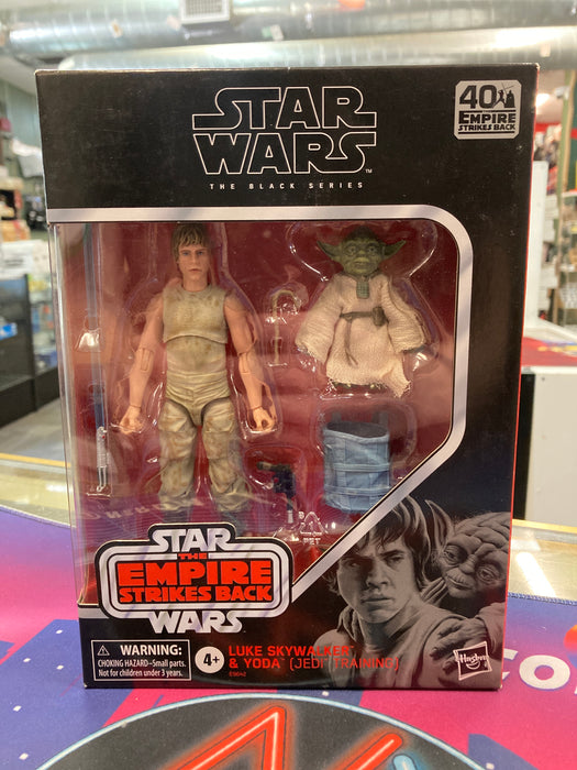 Star Wars Black Series Luke Skywalker and Yoda (Jedi Training)
