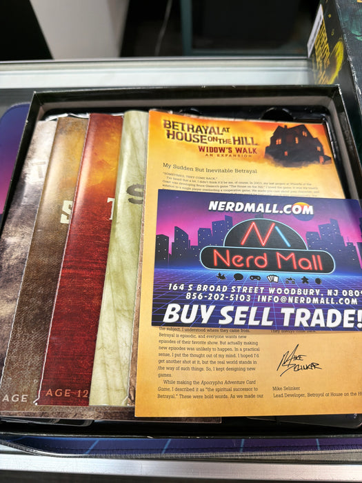 Betrayal at House on the Hill (2nd Ed w/ Widow's Walk)