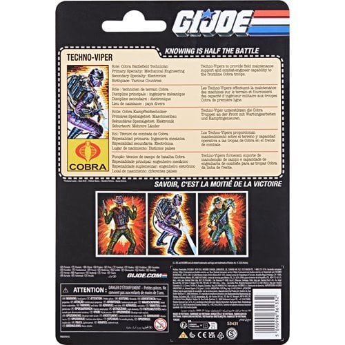 Techno-Viper - GI Joe Classified Series Wave 8 (Retro Card)