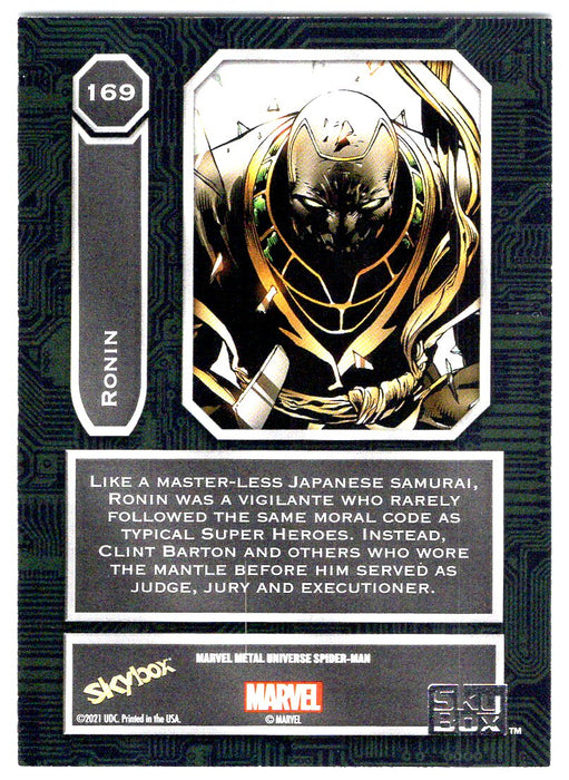 2022 SkyBox Marvel Metal Universe Spider-Man #169 Ronin SP