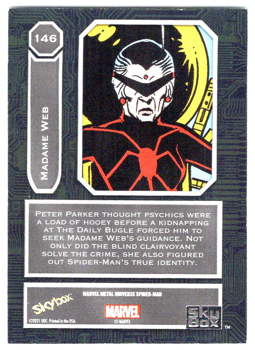 2022 SkyBox Marvel Metal Universe Spider-Man #146 Madame Web SP