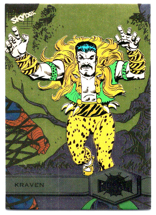 2022 SkyBox Marvel Metal Universe Spider-Man #143 Kraven SP