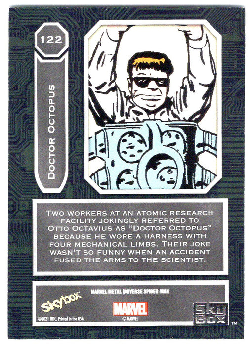 2022 SkyBox Marvel Metal Universe Spider-Man #122 Doctor Octopus SP