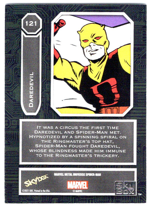 2022 SkyBox Marvel Metal Universe Spider-Man #121 Daredevil SP