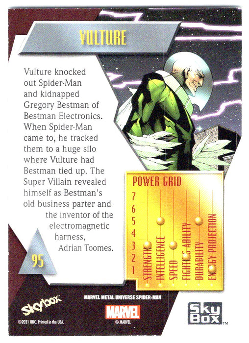 2022 SkyBox Marvel Metal Universe Spider-Man #95 Vulture