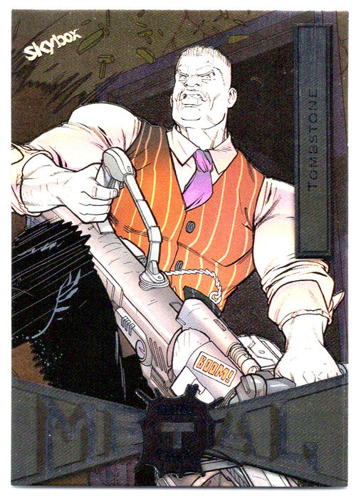 2022 SkyBox Marvel Metal Universe Spider-Man #91 Tombstone