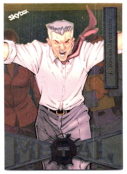 2022 SkyBox Marvel Metal Universe Spider-Man #39 J. Jonah Jameson