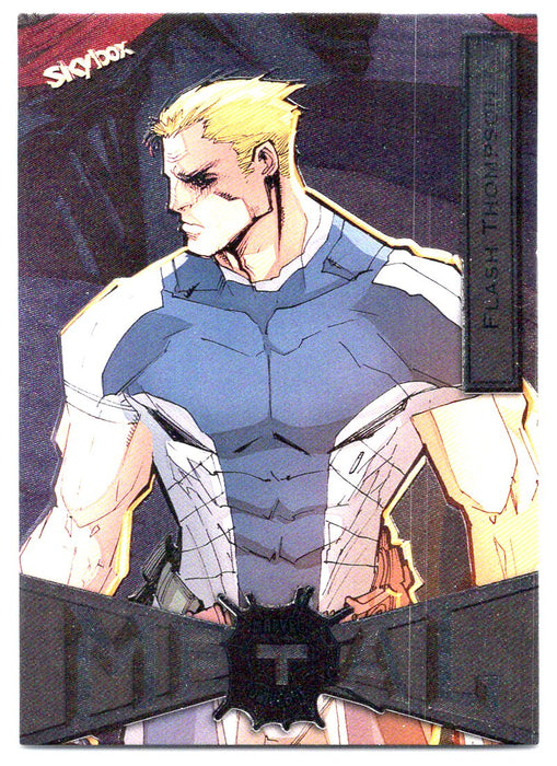 2022 SkyBox Marvel Metal Universe Spider-Man #27 Flash Thompson