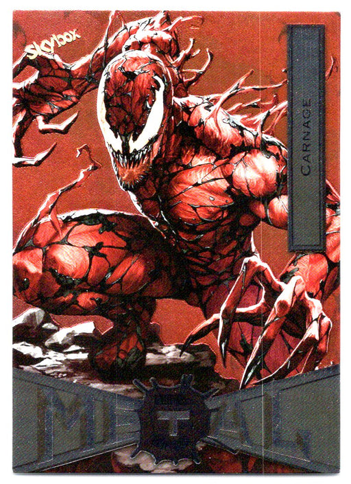 2022 SkyBox Marvel Metal Universe Spider-Man #18 Carnage