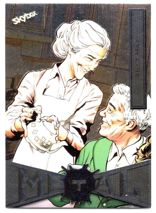 2022 SkyBox Marvel Metal Universe Spider-Man #6 Aunt May