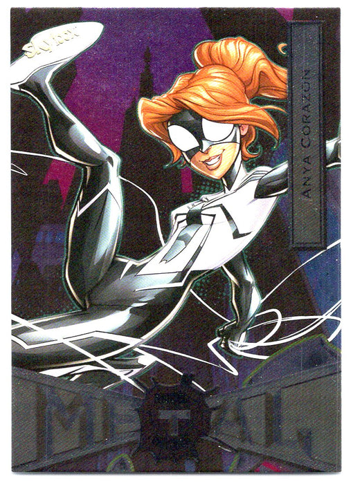 2022 SkyBox Marvel Metal Universe Spider-Man #5 Anya Corazon