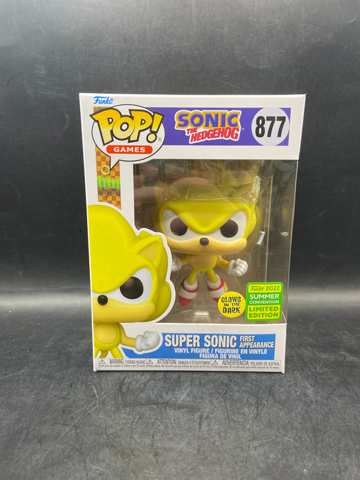 POP Games: Sonic The Hedgehog - Super Sonic First Appearance (GITD) [2022 Summer Con Excl.]