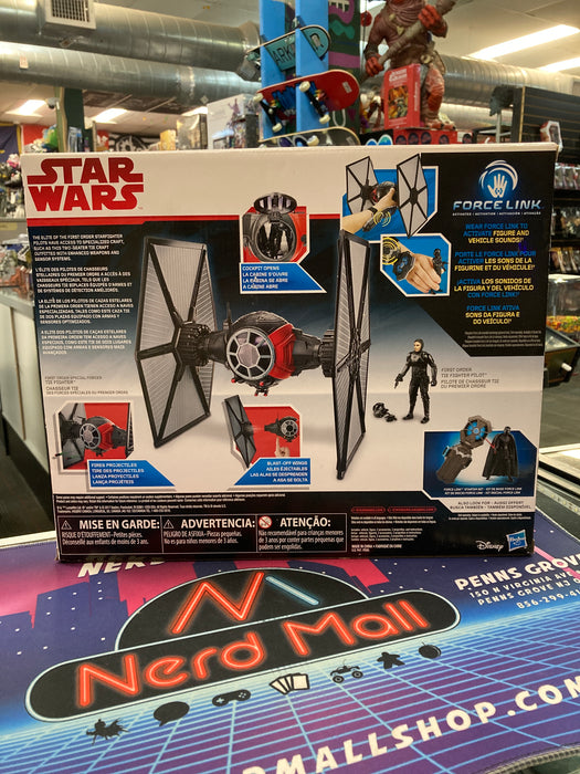 Star Wars 2017 Force Link Resistance First Order Special Forces Tie-Fighter w/ First Order Tie Fighter Pilot